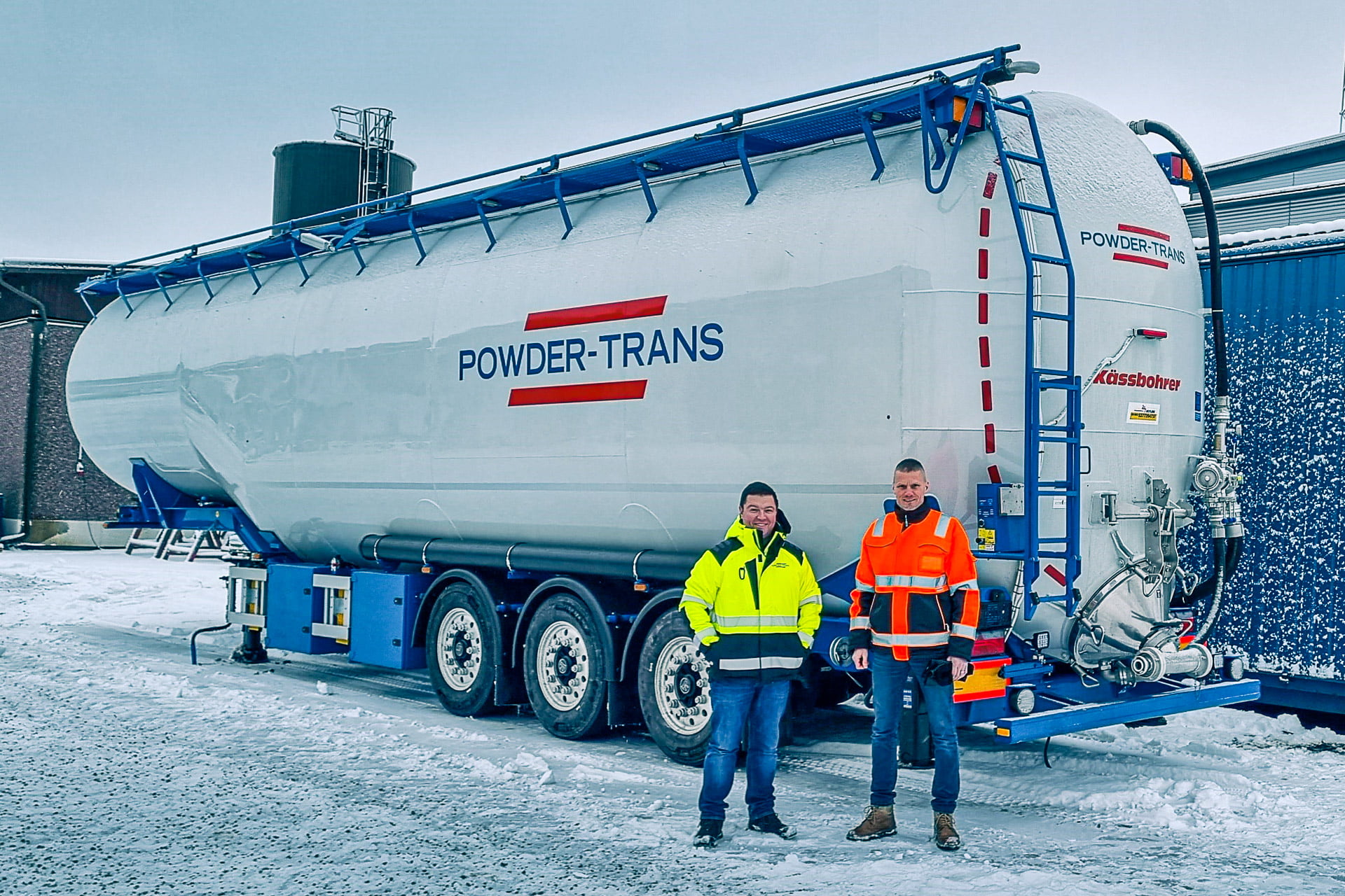 New jumbo trailer in the Powder-Trans fleet | Powder-Trans Ab Oy